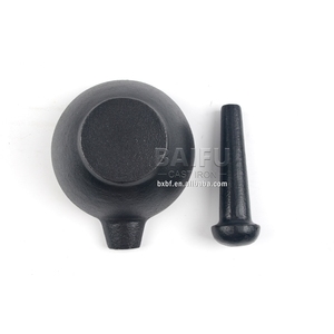 Harç ve havaneli seti dökme demir öğütücü seti için baharatlar ve tohumlar - Product Image 6