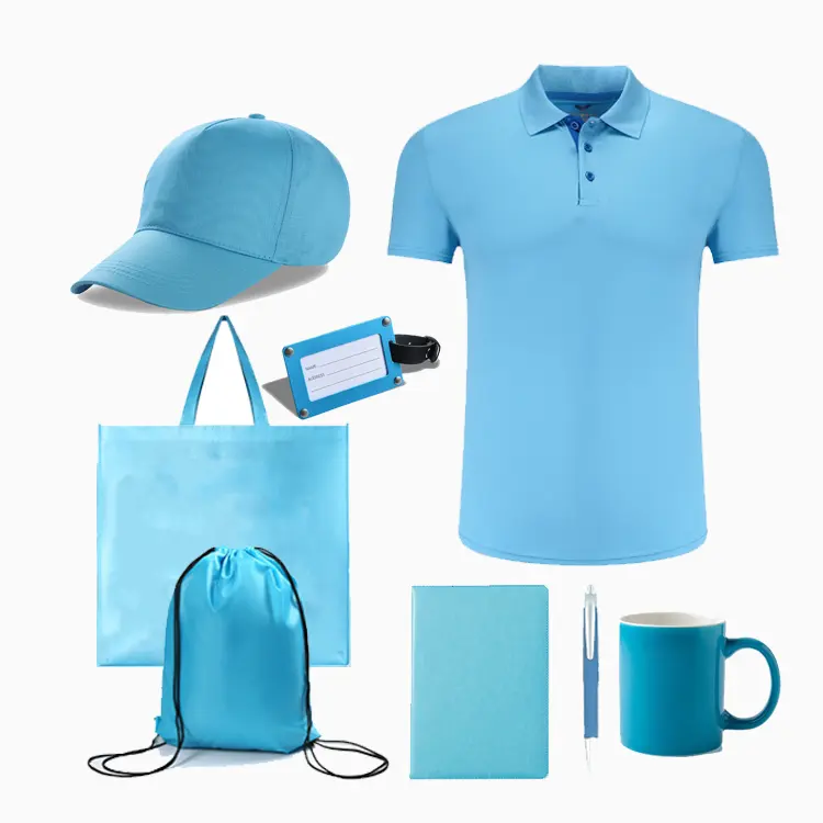 Neue Produktideen 2024 Geschenk-Sets Notizbuch Tasche Sportkappen Tassen individuelles Logo Schreibstift Herren Polo-Shirts Unternehmenswerbung