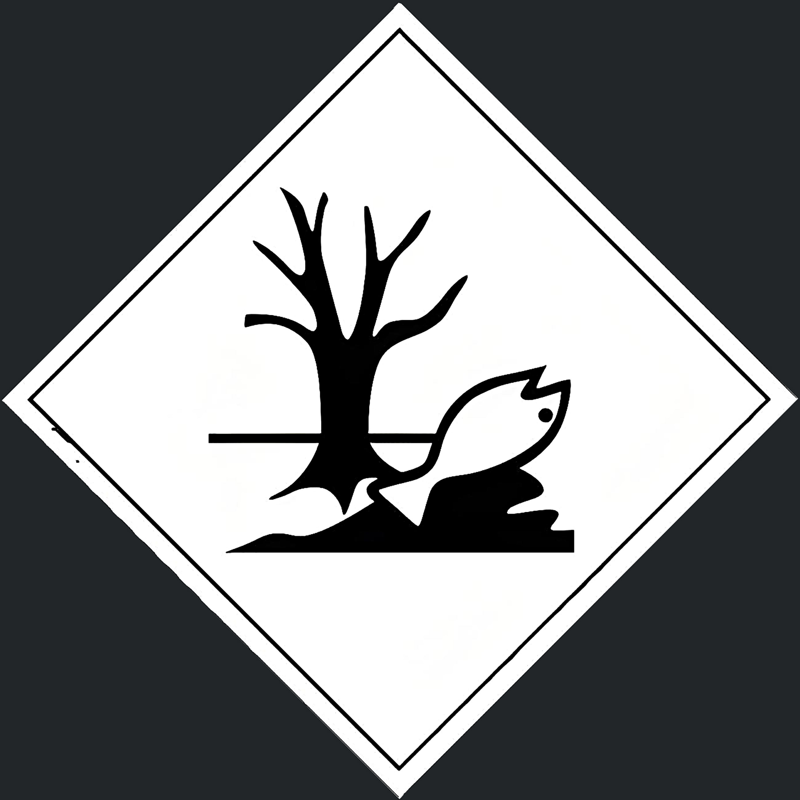 Etiqueta de sustancia ambientalmente peligrosa