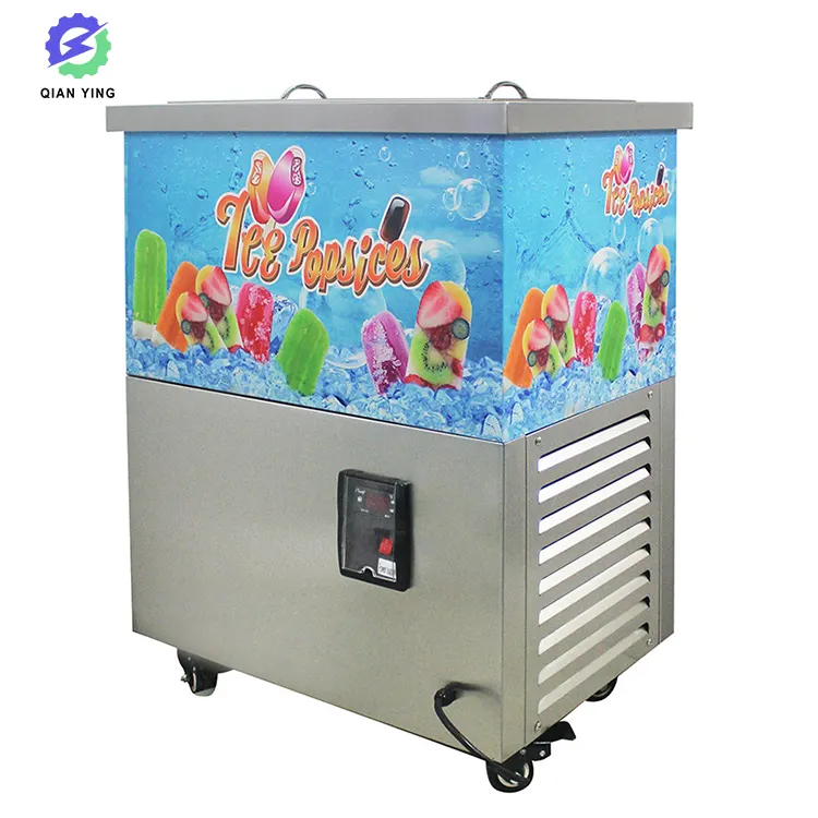Máquina de helados Manual de paletas de frutas comerciales para el hogar, máquina automática para hacer paletas