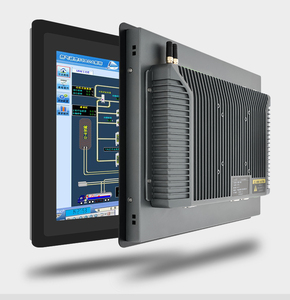 Vesa/montaje en pared/integrado 19 pulgadas HMI Industrial pantalla táctil Android 13 panel PC AIO computadora RK3399 Linux para sistema de automatización