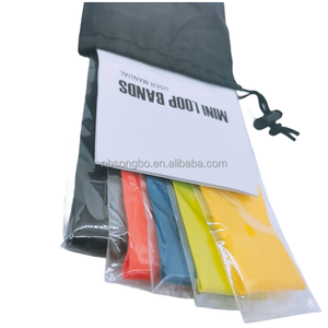 Deportes y Fitness Material de látex natural Gradiente 5 unids/set Banda de ejercicio elástica Bandas de resistencia Loop - Product Image 3