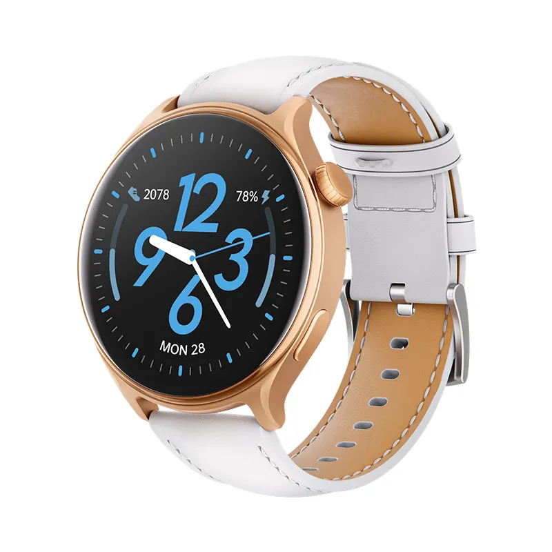 Starmax nuevo GTR2 cuero mujeres reloj inteligente diseño elegante fábrica precio barato smartwatch hombre