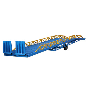 10 Ton Factory <strong>Container</strong> <strong>Loading</strong> Vehicle <strong>Unloading</strong> Ramp Bridge Movable Forklift Hydraulic Car <strong>Loading</strong> Ramps - Product Image 3