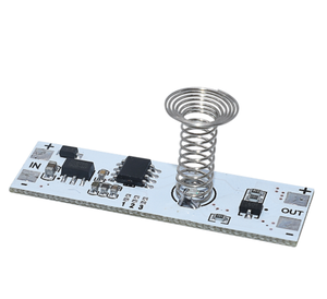 DC 12V <strong>Capacitive</strong> <strong>Touch</strong> <strong>Sensor</strong> Switch Coil Spring Switch <strong>LED</strong> Dimmer Control Switch 5-24V 30W 3A for Smart Home <strong>LED</strong> Light Strip - Product Image 1