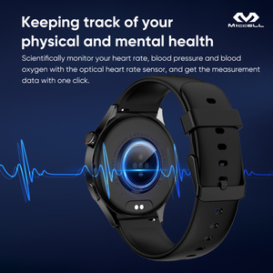 1,43 ''Großbild-Smartwatch mit BT-Anruf Herzfrequenz-Schlaf-Minispiele Mehrere Sport modi Smartwatch für Mobiltelefone - Product Image 4