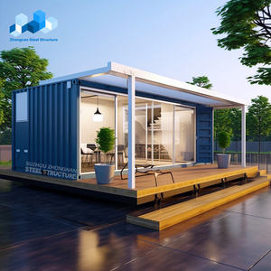 Romanya fransa surinam için tuvalet ve havuz ile prefabrik nakliye konteyneri ev 2 katlı bina modüler prefabrik ev - Product Image 5