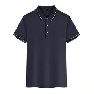 Erkekler iş Polo GÖMLEK <span class=keywords><strong>s</strong></span> klasik kısa kollu Golf Polos sofistike rahat Polo GÖMLEK