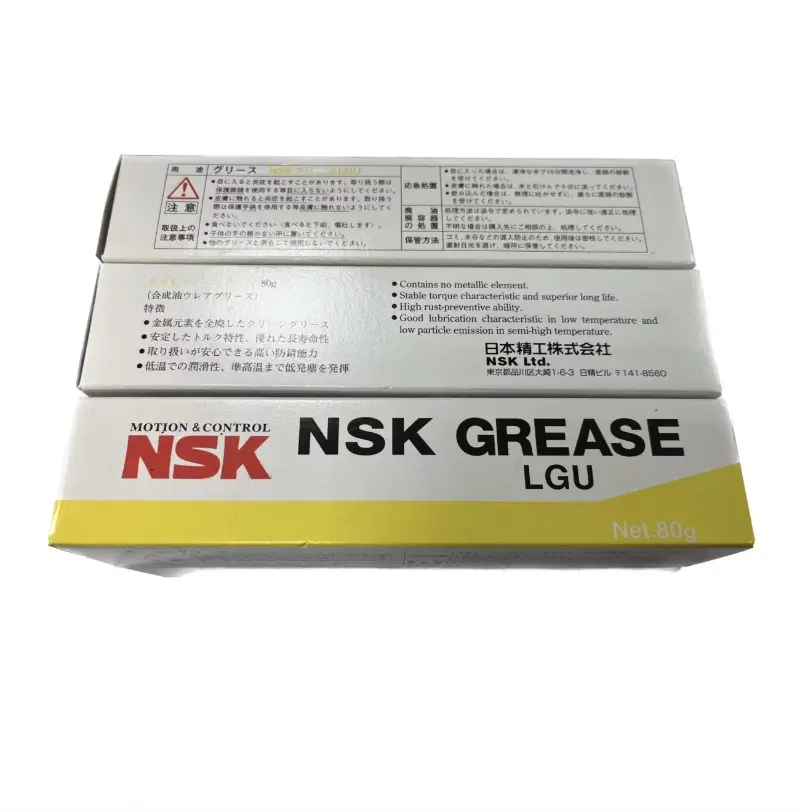 NSK PS2 LG2 LGU AS2 LR3 NS7 LG3 NSL Semiconductor ses yarı iletken LCD kılavuz vida cihazı yağlanmış alüminyum taban dearing gres