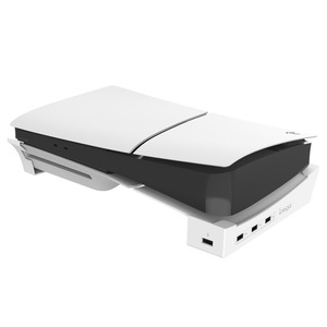 PG-P5S008 hiển thị đứng ngang lưu trữ giá cho ps5 mỏng khung di động với USB mở rộng container 2 typers - Product Image 3
