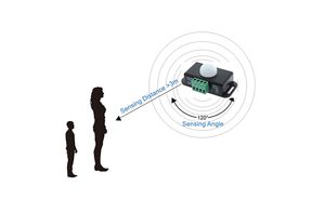 Dc 12v 24v Pir-8 del corpo umano sensore di movimento interruttore con Timer per la luce flessibile strisce Led - Product Image 6