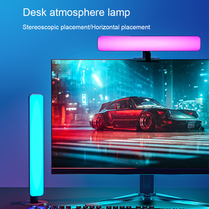 USB LED çubuk süslemeleri gece işıkları uzaktan kumanda müzik ritim ortam lambası 4 dinamik modları ile RGB Bar ışığı bilgisayar için sahne - Product Image 2