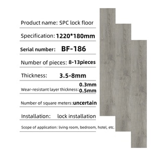 יוקרה spc lvt spc lvt interlocking אריחי ויניל 4-8 מ "מ נגד החלקה ללבוש עמיד 5 מ" מ לחץ מחיר המפעל פלסטיק ריצוף