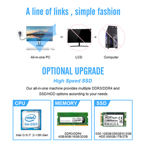 Pc de escritorio todo en uno Win11, juego de computadora blanca, Pc todo en uno para negocios, listo para enviar Pc todo en uno, configuración de juegos de Pc todo en uno - Product Image 3