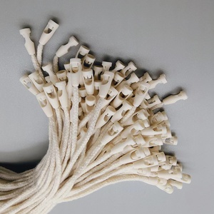 Cordón para colgar etiquetas, de uso común, de algodón, para ropa, Beige, grano - Product Image 3
