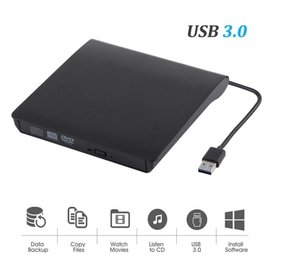 USB 3.0 External DVD-RW <strong>CD</strong>-RW Burner Recorder Optical Drive Rewritable Drive <strong>CD</strong> DVD <strong>ROM</strong> Combo Writer for MacBook Pro <strong>PC</strong> Win 7 8 - Product Image 5