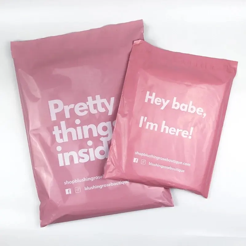 poly mailer packaging plastic bags best price bag plastic pe pp film pelletizing custom printed pink poly mailer