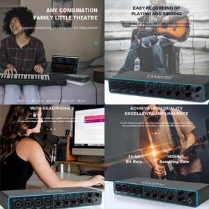 Professional Professional <strong>Audio</strong> <strong>Interface</strong> With CE Certificate Soundcard <strong>Audio</strong> <strong>Interface</strong> - Product Image 6