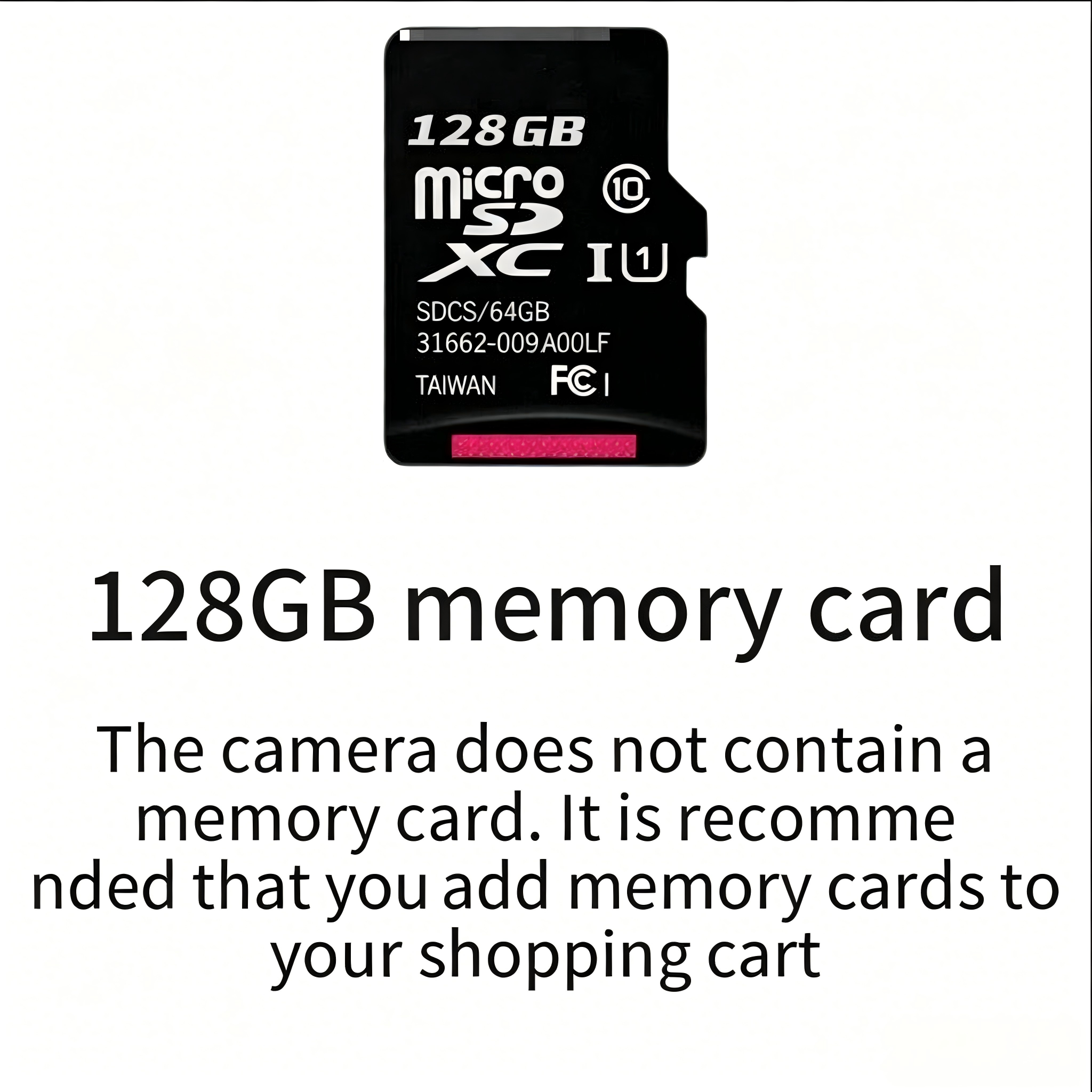 Black 128GTF memory card