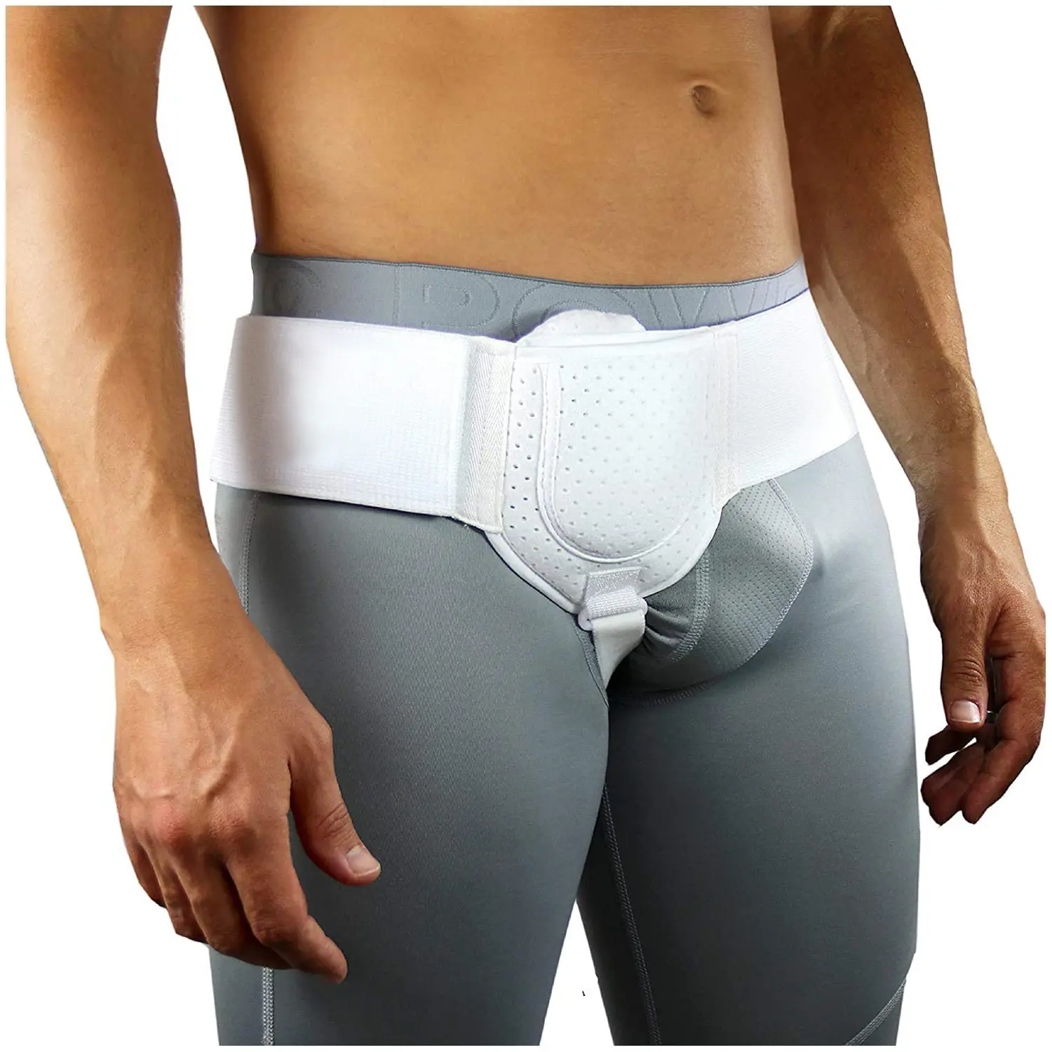 Ceinture de soutien pour hernie inguinale personnalisé soins de santé néoprène élastique réglable bandage ombilical inguinal soutien hernie sportive