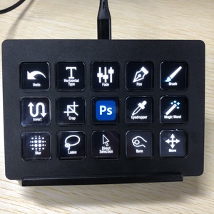 15-<strong>key</strong> Customizable Multifunctional Game <strong>Keyboard</strong> Fully Customizable LCD <strong>Keys</strong> to Control Your Apps and Tools Like Stream Deck - Product Image 3