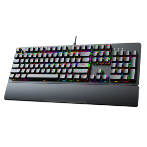 Teclado mecánico personalizado de 104 teclas con interfaz USB de retroiluminación a todo color para uso doméstico o de oficina