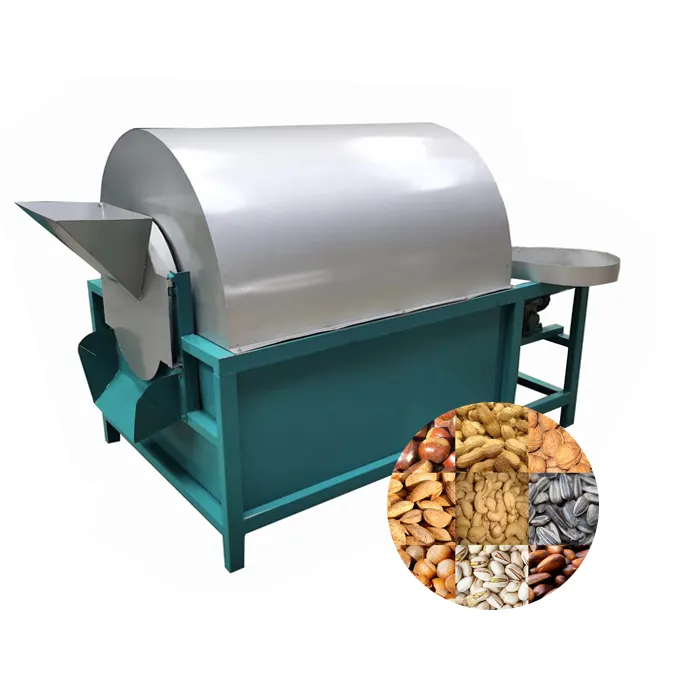 Girarrosto automatico di semi di girasole di grande capacità che frigge la macchina per la torrefazione del grano