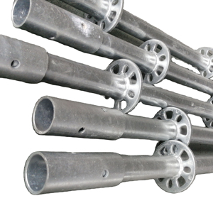 HDG Rin glock Leichtes Stahlgerüst <span class=keywords><strong>system</strong></span> Verzinkte mobile Plattform leitern für Baustellen