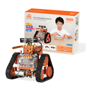 STEAM Metall DIY Technologie Lernen Roboter Set Fernbedienung Codierung Montieren Programmierung Bildung Robotik Kit für Kinder - Product Image 1