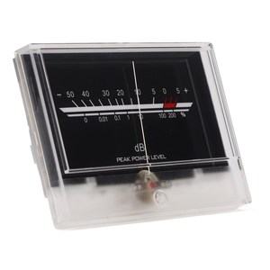 VU Meter LED Blanco Retroiluminado Medición precisa Amplificador de potencia DB Meter completamente nuevo - Product Image 3