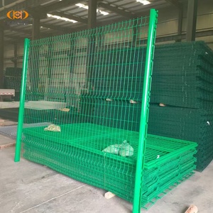 3D tel 6X6 beton takviye kaynaklı galvanizli çelik kaynaklı kavisli 3D Fencewire örgü çit bahçe çit 3D tel - Product Image 1