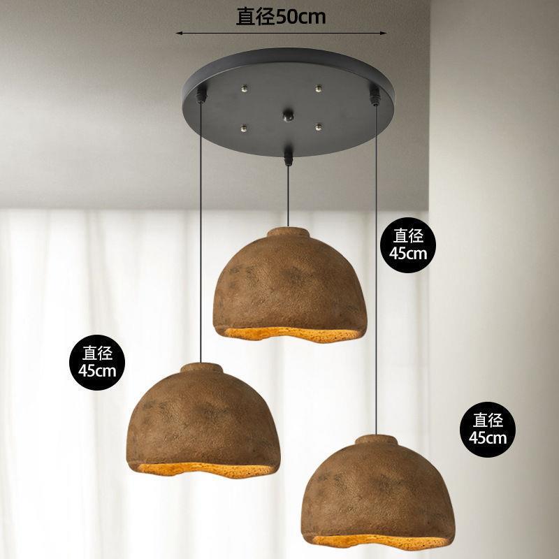 coarse ceramic brown 45cm round plate style
