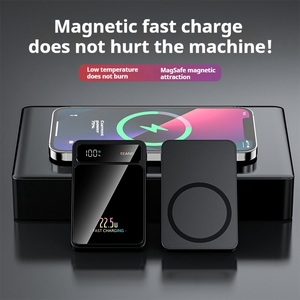 2024新しいポータブル製品10000mahワイヤレスパワーバンク磁気充電器PD22.5W超高速充電5000mha15Wパワーバンク