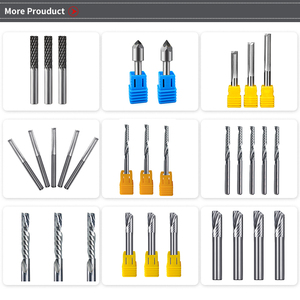 Precision CNC Cutting Tools Diamond Coating Carbide Endmill <strong>Graphite</strong> <strong>Milling</strong> <strong>Cutter</strong> for Automobile Carbon Fiber Material