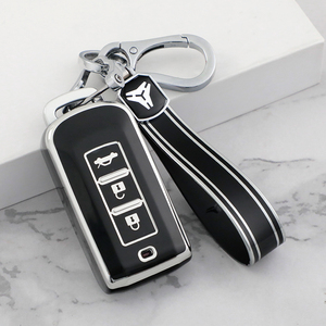 เคสกุญแจรถ TPU แบบนิ่มสำหรับ Mitsubishi Outlander Eclipse CROSS ASX Pajero Laccer พวงกุญแจกระเป๋า - Product Image 2