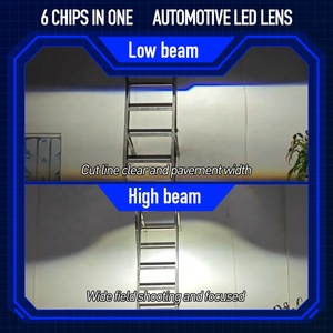 LP23ไฟหน้า LED H4 IP68 110W 12V 10000LM 6000K H4 LED โปรเจคเตอร์ Bi LED - Product Image 4