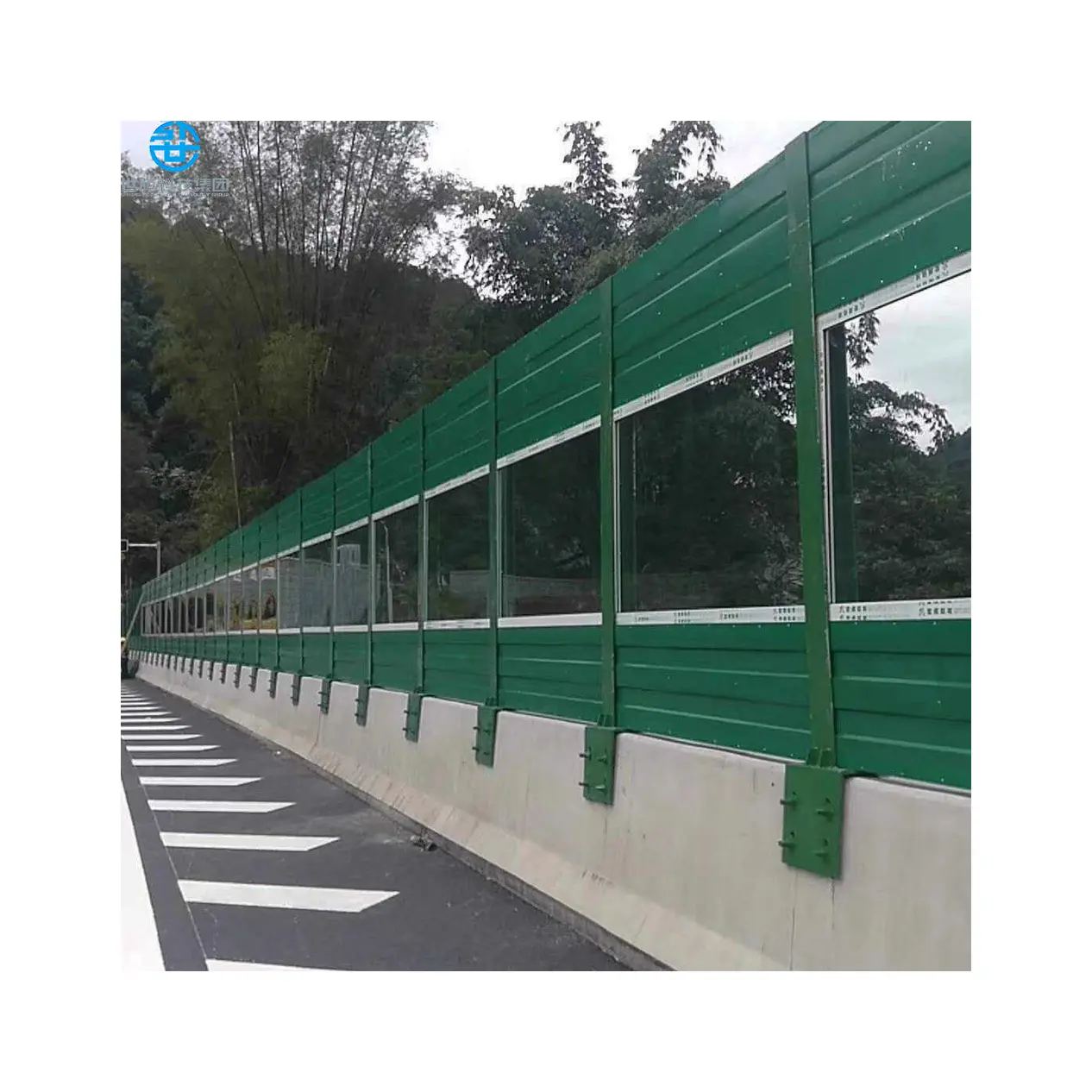 Barriera acustica parete insonorizzata in alluminio e materiale della scheda PC pannello barriera antirumore suoni autostradali barriera recinzione antirumore