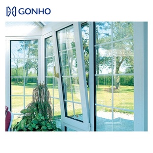 GONHO Hot Sale Aluminum Tilt and Turn <strong>Window</strong> Glass <strong>Window</strong> Double Glazed Thermal Break Waterproof <strong>Window</strong> With Grid - Product Image 4