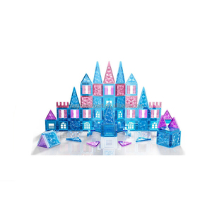 20 Years Factory Customized Popular Toys Magnetic Tiles <strong>Building</strong> <strong>Blocks</strong> for Kids Snow Flake <strong>Pattern</strong>