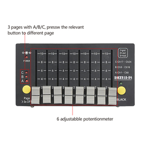 Attrezzatura per palcoscenici di controllo semplice di alta qualità, Controller Wireless Mini batteria 24CHs, Console per luci da palcoscenico con Controller DMX - Product Image 5