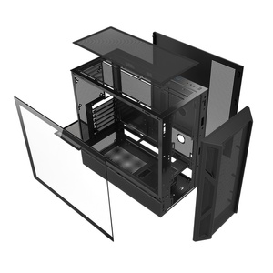 Benutzer definierte ATX Gaming Computer gehäuse USB 3.0 Gaming Computer gehäuse aus gehärtetem Glas Türme Gaming PC Case Cabinet