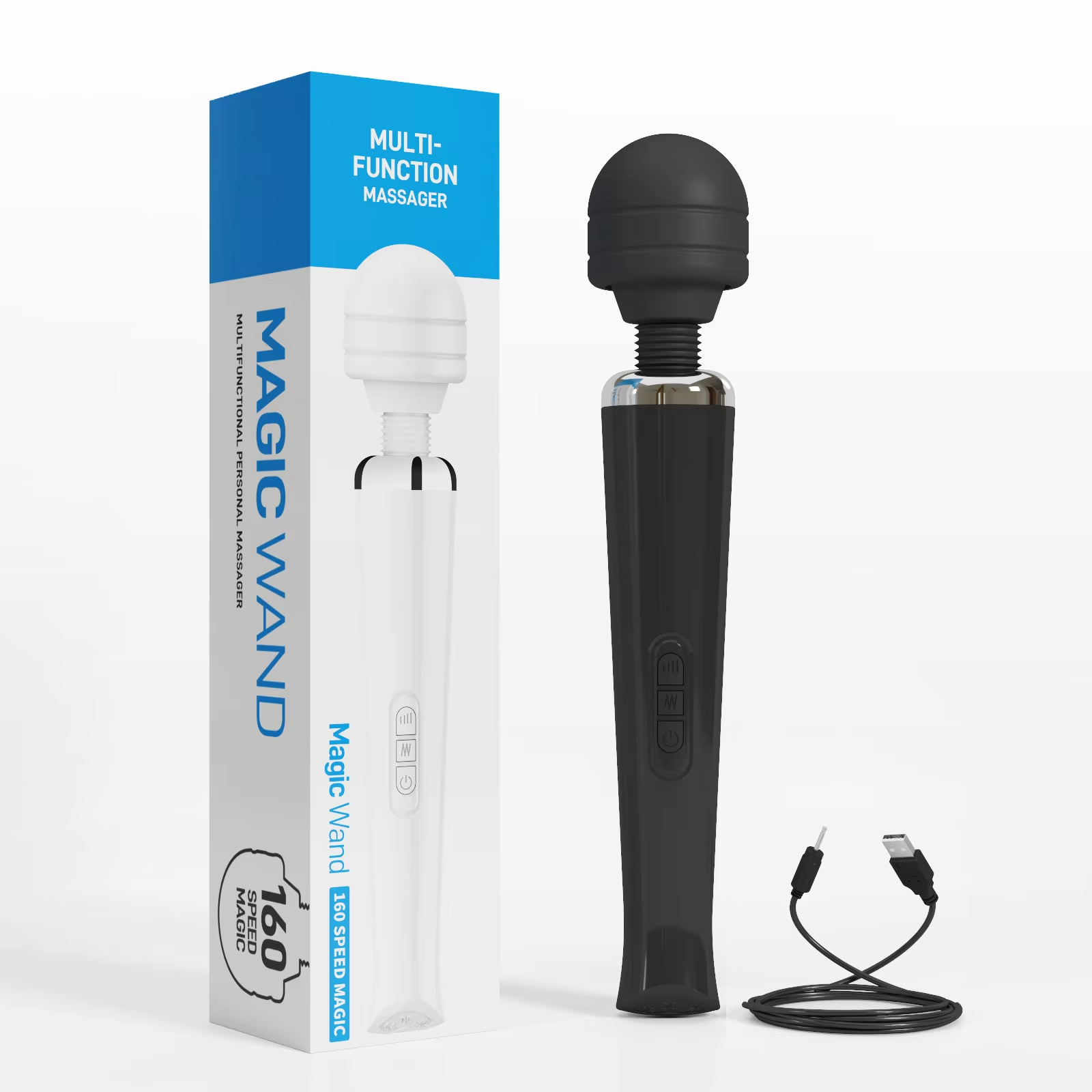 Negro-Modelo recargable