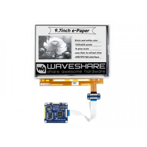 9,7-Zoll-E-Ink-Display HAT für Raspberry Pi, 1200x825, USB/SPI/I80-Schnittstelle - Product Image 1