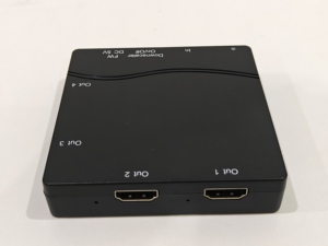High-Efficiency 1x4 <strong>HDMI</strong> <strong>Distributor</strong> with Scaler Function Fashionable Audio Sound Equipment - Product Image 4