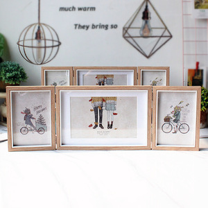 กรอบรูปสามพับได้สร้างสรรค์กรอบรูป MDF ขายส่ง - Product Image 2