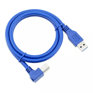 USB 3.0ปลั๊ก A ไปทางขวา90องศามุม USB 3.0ประเภท B ปลั๊กสายเคเบิล Am/bm ความเร็วสูงสายเครื่องพิมพ์ - Product Image 6