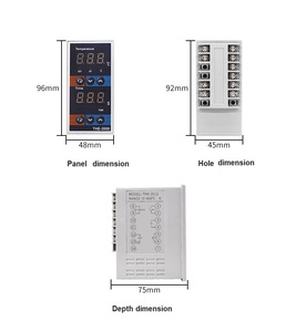 THE-2611 48*96 Relay <strong>SSR</strong> <strong>Output</strong> with Countdown Digital Display Time <strong>Temperature</strong> <strong>Controller</strong> for Ironing and Printing Machine - Product Image 6