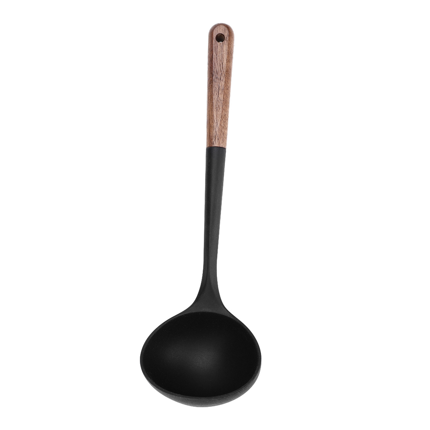 Cuillère en silicone noyer