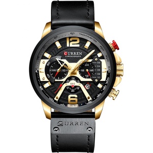 Curren 8329 orologio da uomo alla moda con calendario con quadrante grande orologio al quarzo multifunzione a sei pin per uomo - Product Image 5