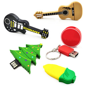 Unidad USB de PVC personalizada Memoria Flash Mini USB Sticks con logotipo Forma de violín personalizada 128 GB 64 GB 32 GB Pen Drive USB Flash Drive 3,0 - Product Image 3